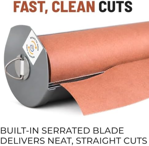 Hand-Held Paper Roll Dispenser with 18" x 100' Pink BBQ Butcher Paper - Image 4