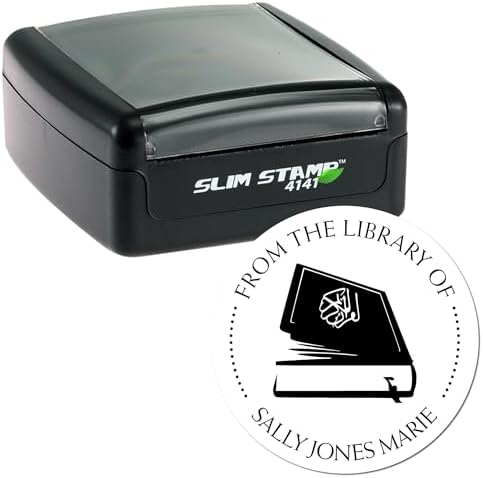 Personalized Portable Pre-Inked Holy Book Custom Return Library Stamp for Muslim Community Leaders - Custom Made Return Book Stamper - Ideal for Islamic Libraries, Mosques, and Religious Institutions - Image 2