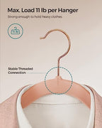 SONGMICS Velvet Hangers 50 Pack, Non-Slip Clothes Hangers, Space-Saving - Image 5