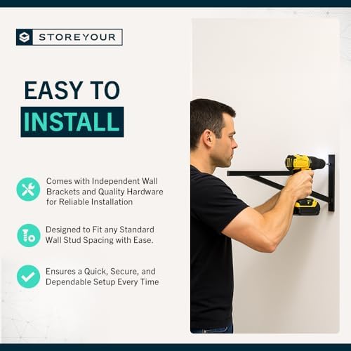 StoreYourBoard Garage Wall Shelf, 1x2 ft, Holds 200 lb, 2 Pack - Image 3