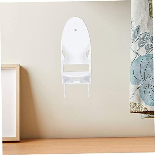 Wall Mounted Ironing Board Rack and Electric Iron Hanger White - Image 7