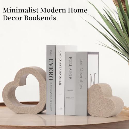 Book Ends for Shelves, Resin Decorative Bookends for Heavy Books - Image 5