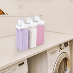 Sandmovie 3 Packs Laundry Detergent Dispenser, 78 Oz Clear Plastic Laundry Soap Containers with Scale - Image 6