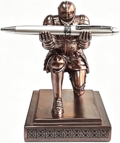 Knight Pen Holder Pen Stand Desk Organizer and Accessories Copper - Image 5
