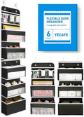 Yecaye 2-in-1 Over The Door Organizer for Nursery Closet Bathroom Dorm by Yecaye