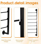 Xbsyhx 7 Tier Wall Mount Ribbon Organizer, Metal Rack for Craft Room - Image 3
