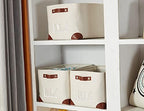 DECOMOMO Storage Bins, Large Fabric Storage Baskets for Shelves 3 Pack - Image 4