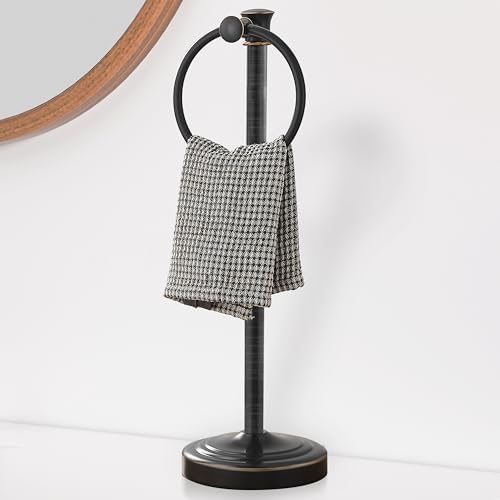 Hoimpro Hand Towel Holder Stand Free Standing Towel Bar Oil Rubbed Bronze by Hoimpro