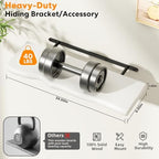 Organic Wavy Edge Floating Shelves,Hidden Brackets,2 Pack 24 in - Image 3