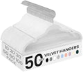 SONGMICS Velvet Hangers 50 Pack, Non-Slip Clothes Hangers, Space-Saving by SONGMICSbySONGMICSHOME