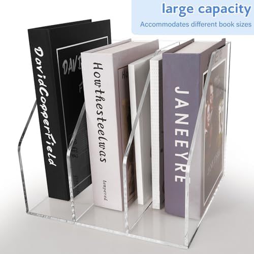Acrylic Paper Tray Stackable Letter Organizers, Clear Paper Desk Organizer, 3-Tier, Desk A4 File Holder for Office Document Desktop File - Image 7