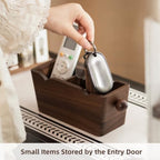 Solid Wood Remote Control Holder, Table Desk Organizer Caddy - Image 3