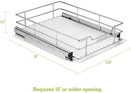 CUISINART 14" Sliding Cabinet Organizer, Chrome Finish - Image 2