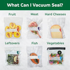 FoodSaver Heavy Duty Vacuum Sealer Rolls, 2 Pack XL 11" x 16' Rolls (32 Total Feet), Expands to 14", BPA-Free Bags for Storage, Sous Vide, Meal Prep - Image 5