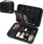 Boobowl Hard Travel Case for Hair Clippers, Barber Tool Organizer - Black by BOOBOWL