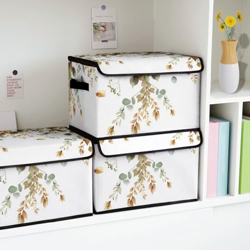 Stackable Clothes Storage Bins with Lids 3 Pack - Image 4