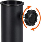 Yaheetech 22 lbs Heavy Duty Outdoor Umbrella Base 18" Round Patio Umbrella Stand Market Umbrella Base for Garden & Lawn, Black - Image 6