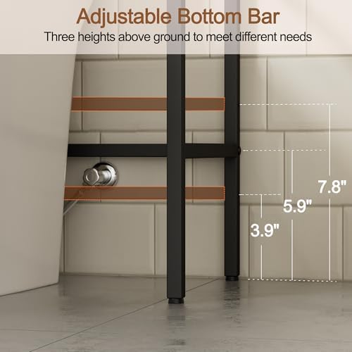 4-Tier Over The Toilet Storage, Bathroom Organizer - Image 6