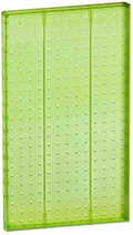 Azar 771322-GRE Pegboard 1-Sided Wall Panel, Green Translucent Color, 2-Pack by AzarDisplays