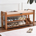 39.4in Shoe Bench with Coat Rack, Entryway Shoe Rack Organizer for Hallway by Homman