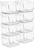 Sorbus Clear Pantry Organizer with Stackable Storage Bins, Open Front by Sorbus