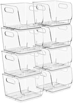 Sorbus Clear Pantry Organizer with Stackable Storage Bins, Open Front by Sorbus
