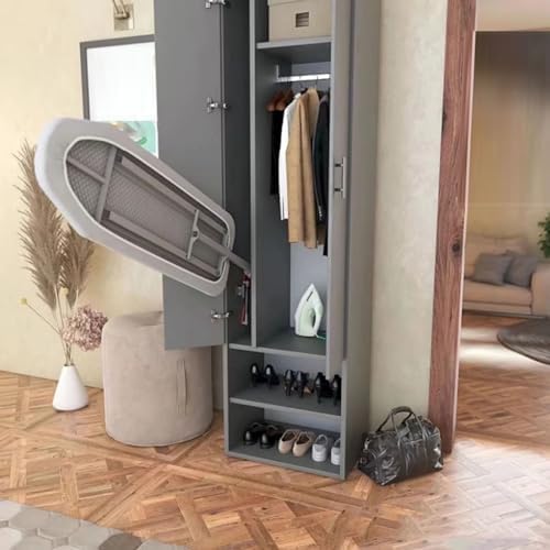 Wall-Mounted Ironing Board, Side Mount Ironing Table,for Small Spaces Laundry Rooms Apartment Wardrobes(Color 2) - Image 5