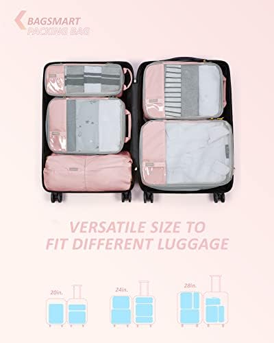 BAGSMART Compression Packing Cubes for Travel Essentials - Image 6