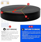 19.7In Remote Large Motorized electric turntable Rotating platform Photography Turntable Motorized lazy susan Base giratoria para for Photography,3D Scanner,Heavy duty display(Load Range:220~500lbs) - Image 6