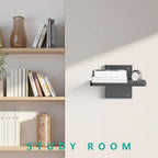 WALI Floating TV Shelf, 1 Tier Projector Shelf for DVD Players, Routers, Game Consoles, Cable Boxes, Living Room Decor Accessories, Wall Mount Shelves Holds Up to 22lbs (CS201NB), 1-Shelf, Black - Image 3