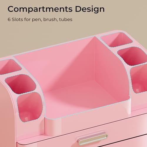 UFORU Makeup Organizer Countertop with 2 Large Drawers for Vanity Bathroom - Image 5