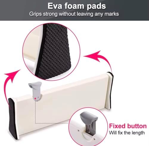 5-Pack Adjustable Drawer Dividers: The Ultimate Clutter-Free Solution - Image 4