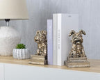 Vintage Antique Gold Dog Bookends,Decorative Book Ends for Shelves - Image 5
