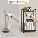 IBUYKE Toilet Paper Holder Stand Bathroom Tissue Roll Dispenser UTLJ020B - Image 7