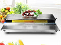 Manual Food Wrap Film Dispenser Stretch Film Packing Wrapping Dispenser Wrapper Machine, Suitable for 10-18" Width Cling Film, Folding Plates Design by VOTOER