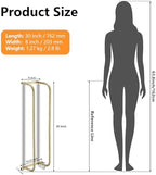BWE Brushed Gold Towel Racks for Bathroom Wall Mounted for Rolled Towels - Image 6