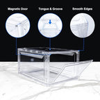Upgraded 12 Pack Shoe Box,Acrylic Clear Shoe Boxes,Drop Front Shoe Storage Box,Clear Plastic Stackable Sneaker Box,Shoe Containers,Shoe Display Case,Sneaker Storage,Fits Up to Size 15 - Image 5