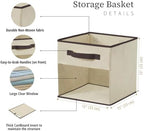 DECOMOMO Storage Bins, Cube Storage Bin with Window - Image 3
