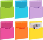 Fuutreo Magnetic Wall File Holder,6pcs,Bright Color,Vertical-large by Fuutreo