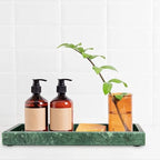 Marble Bathroom Vanity Tray, Blackish Green, 12"x 5" x1.2" - Image 6