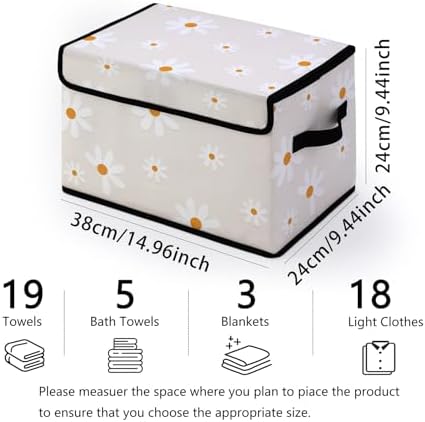 Stackable Clothes Storage Bins with Lids 3 Pack - Image 2