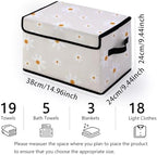Stackable Clothes Storage Bins with Lids 3 Pack - Image 2