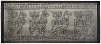 HF by LT Llama Pattern Metal Boot Tray, 30 x 13 inches, Antique Zinc Finish by HFbyLT