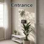 RRG Wavy Wall Mount Coat Rack,11.4 Inch Black Heavy Duty Wave Hook Strip - Image 4
