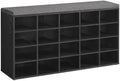 VASAGLE Shoe Bench with Cushion, 20 Compartments, 12 x 47.2 x 24.7 Inches by VASAGLEbySONGMICSHOME