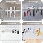 Ninonly 20 Inch Magnetic Knife Holder for Wall, Stainless Steel Knife Strip - Image 3
