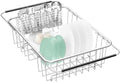 Fanbsy Large Dish Drainer Rack in Sink Adjustable, Expandable 304 Stainless Steel Metal Dish Drying Rack Organizer with Stainless Steel Utensil Holder Over Inside Sink Counter, Rustproof by Fanbsy