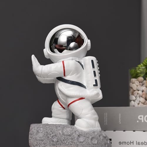Space Theme Bookends,Astronaut Decorative Book Ends for Kids - Image 4