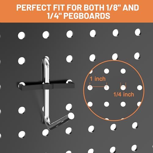 Ultrawall Pegboard Hooks Set, Peg Board Organizer Accessories with Bins - Image 3