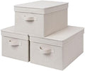 StorageWorks Fabric Storage Bins with Lids, Closet Storage Bins by StorageWorks